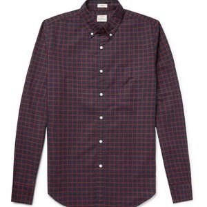 J-Crew Cotton Oxford Shirt - Men's Small Slim Fit